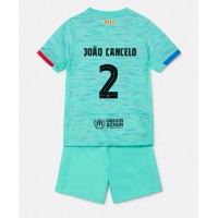 Dětský fotbalový dres Barcelona Joao Cancelo #2 2023-24 Třetí Krátký Rukáv (+ trenýrky)